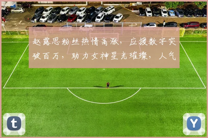 赵露思粉丝热情高涨，应援数字突破百万，助力女神星光璀璨，人气飙升，荣耀同行，三生三世